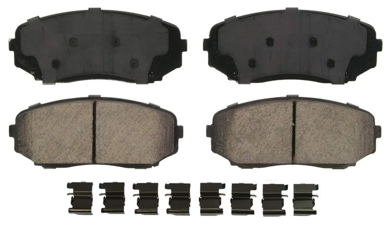 Wagner QS ZD1258A Disc Brake Pad Set, Chamfered Edges for Smooth, Quiet Stops, Fits 2007â€“2014 Ford Edge - Image 1